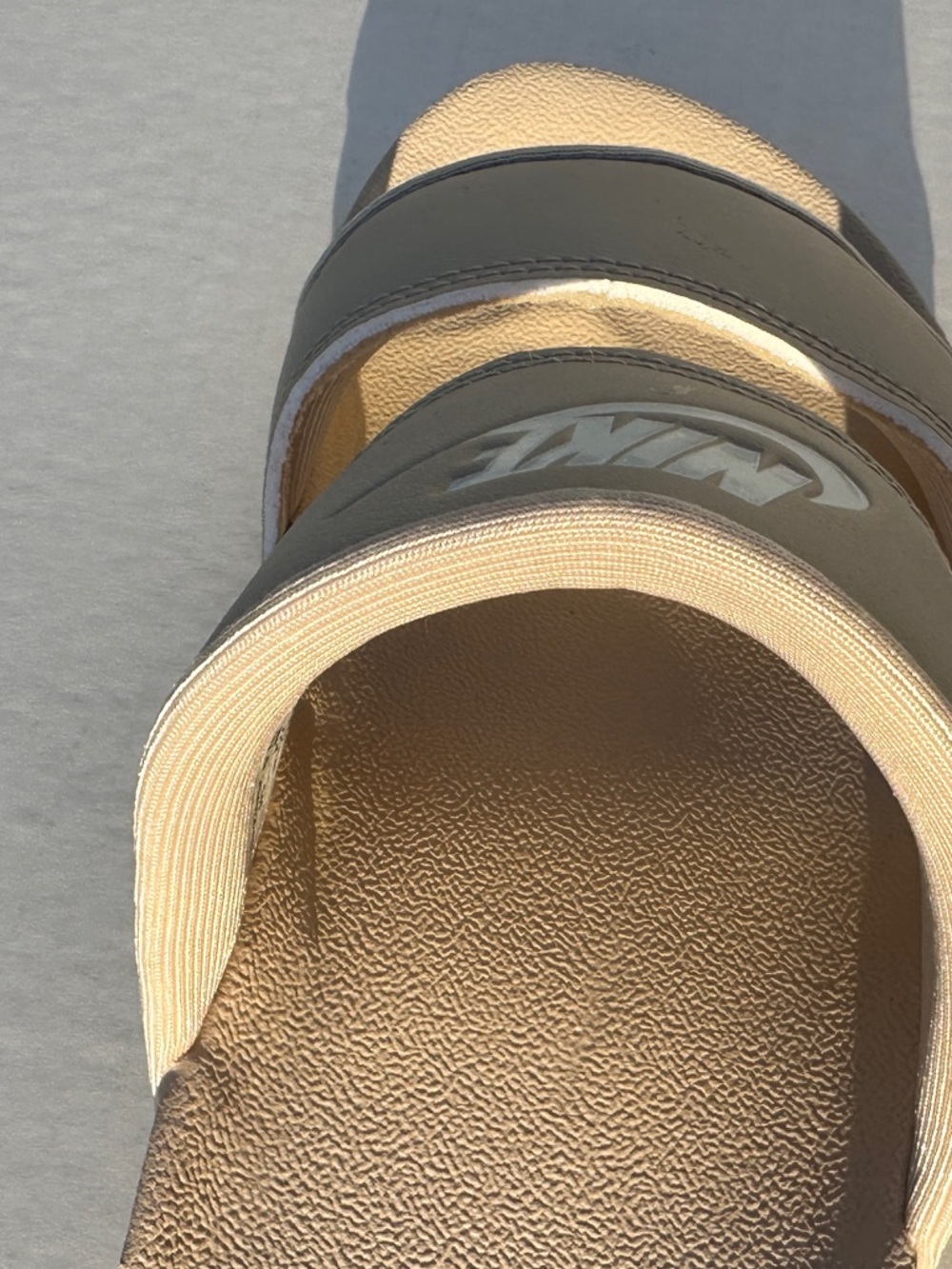 Womens Nike Tan Offcourt Recovery Plush Casual Sandal Slides - Womens 8 | 10 NEW - Picture 7 of 10